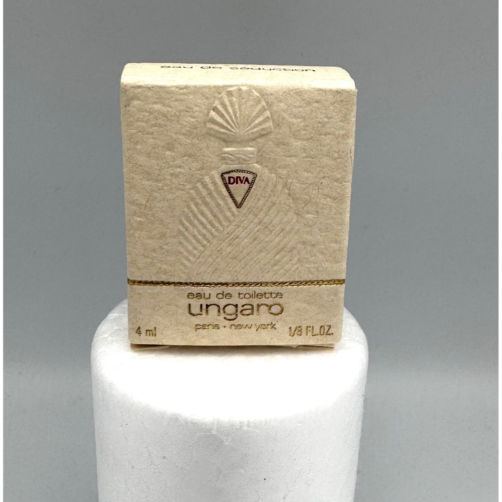 Vintage Diva by Emanuel Ungaro EDT 4ml 1/8 oz Miniature Perfume NIB